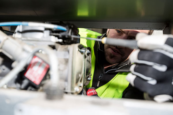 Fiberdragning hantverkare elinstallationer service underhåll